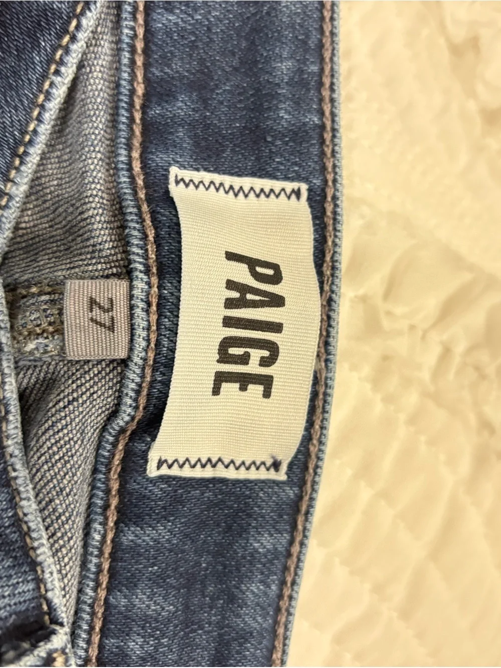 PAIGE Cindy Mid Rise Blue Denim Jeans Size 27